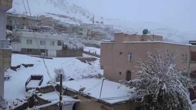 Gercüş'te eğitime 1 gün ara verildi