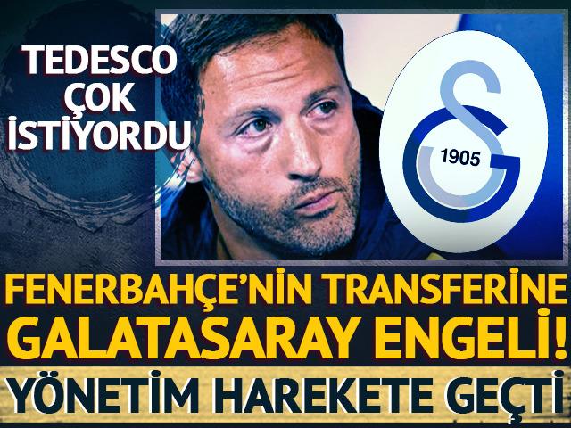 Fenerbah&ccedil;e'nin transferine Galatasaray engeli! Y&ouml;netim harekete ge&ccedil;ti