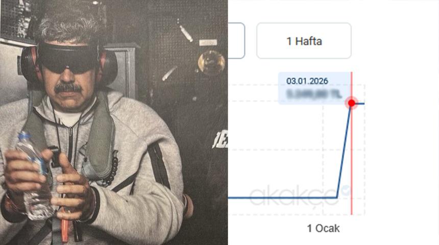 Maduro'nun g&ouml;zaltı eşofmanı fenomen oldu: Stoklar t&uuml;kenirken karaborsa fiyatları u&ccedil;uşa ge&ccedil;ti!