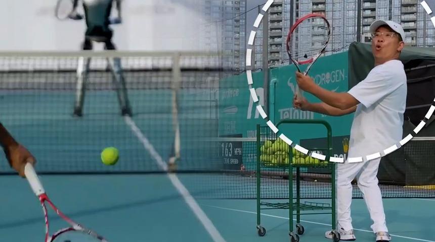 '&Ccedil;elik' bilek korta &ccedil;ıktı: Federer kadar hızlı, Nadal kadar &ccedil;evik hareketler sergiledi