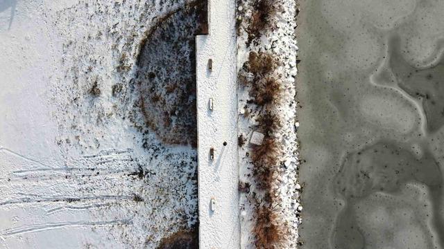 Yozgat&rsquo;ta kar yağışının ardından soğuk hava etkili oldu, g&ouml;letler dondu 1