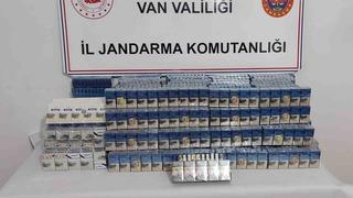 Van’da kaçak sigara ele geçirildi