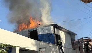 M&uuml;stakil evde korkutan yangın