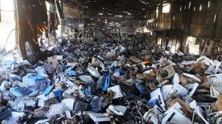 Alanya’da klima deposundaki yangının boyutu gün aydınlanınca ortaya çıktı