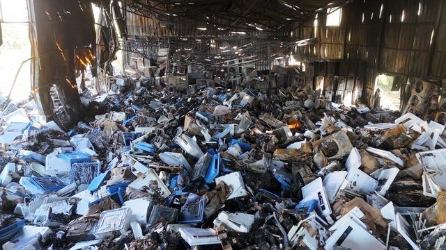 Alanya’da klima deposundaki yangının boyutu gün aydınlanınca ortaya çıktı