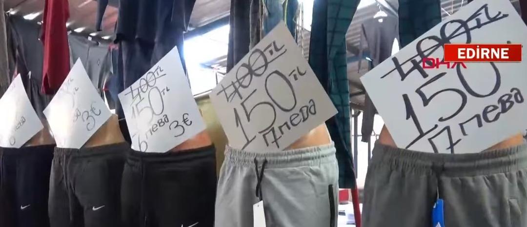 Akın akın geliyorlar! Edirne de de tabelalar değişti  Esnaf Euro diye bağırıyor  1