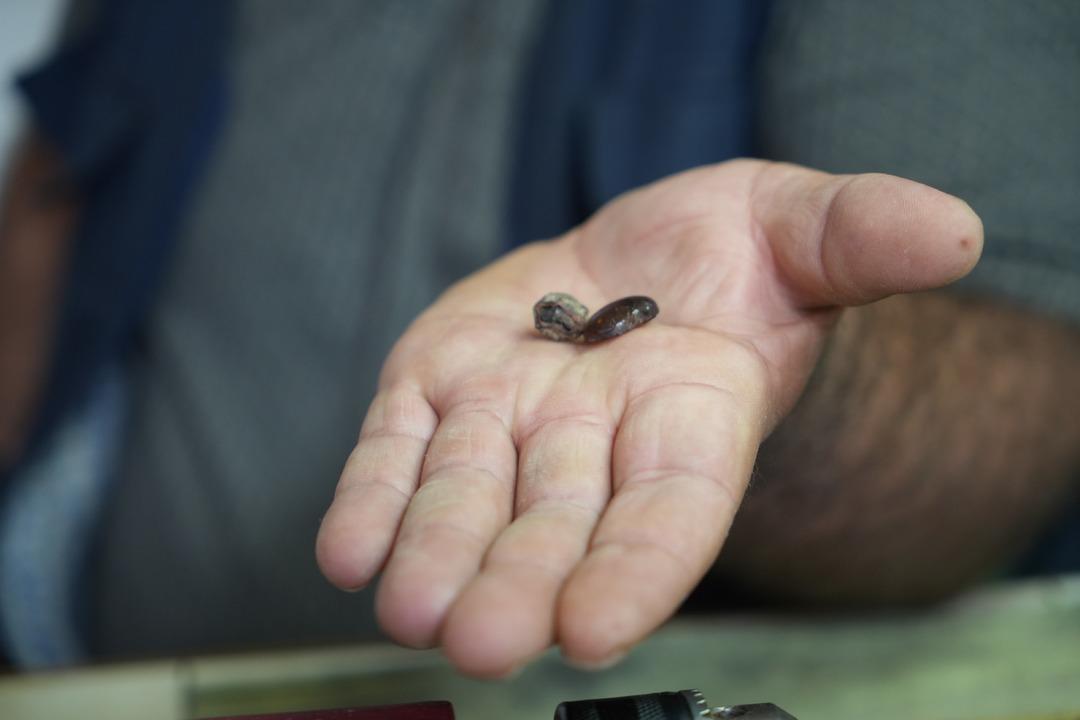 Bayburtlu ustanın milyonlarca yıllık keşfi: Zanaatını işlerken ortaya &ccedil;ıktı 2