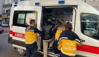 Karaman&rsquo;da motosikletin &ccedil;arptığı yaya yaralandı