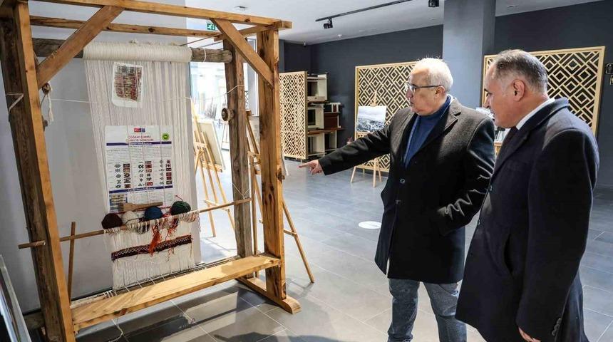 Denizli İl K&uuml;lt&uuml;r ve Turizm M&uuml;d&uuml;r&uuml; &Ouml;zel, &Ccedil;ameli Belediye Başkanı Arslan&rsquo;ı ziyaret etti