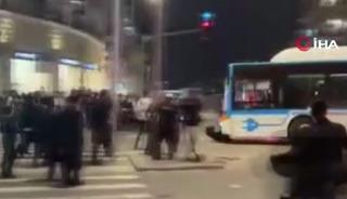 Kud&uuml;s&rsquo;te protestocuların arasına otob&uuml;s daldı: 1 &ouml;l&uuml;, 3 yaralı