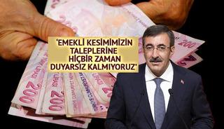 Cumhurbaşkanı Yardımcısı Yılmaz'dan en d&uuml;ş&uuml;k emekli maaşı a&ccedil;ıklaması