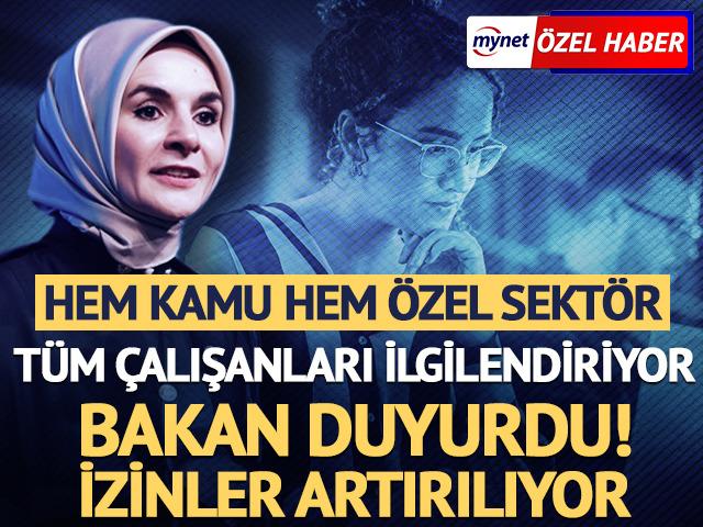 Doğum izni s&uuml;resi artıyor! Bakan G&ouml;ktaş duyurdu