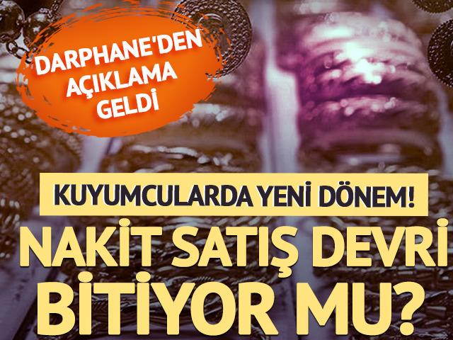 Kuyumcularda yeni d&ouml;nem! Altında nakit satış devri bitiyor mu?