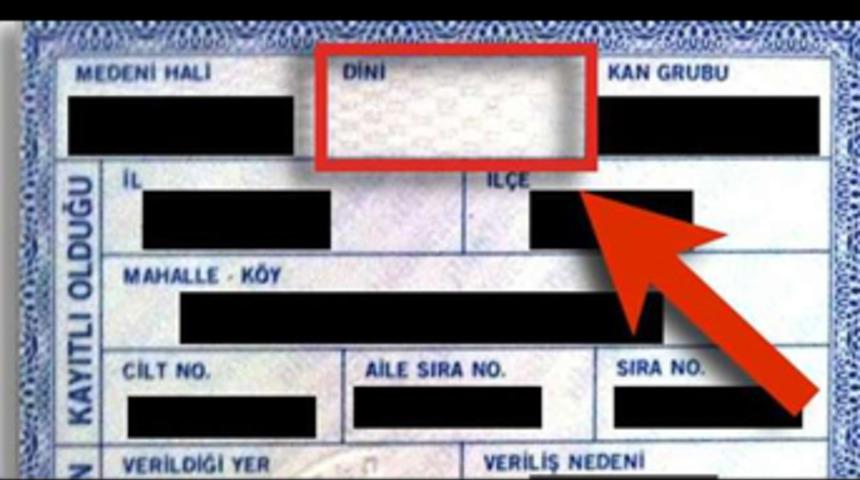 DİKKAT! Kimliğinde din hanesi boşsa...