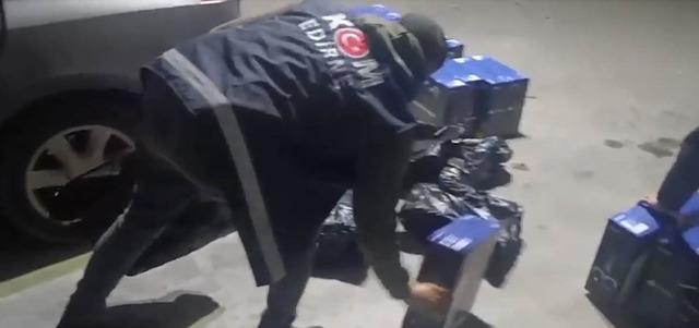 Edirne&rsquo;de milyonluk ka&ccedil;ak &uuml;r&uuml;nler polis operasyonuyla yakalandı 1