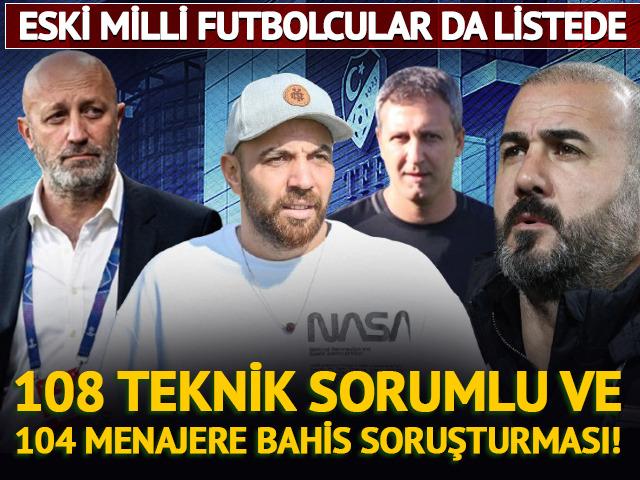 SON DAKİKA | 108 teknik sorumlu ve 104 menajer PFDK'ya sevk edildi! Dikkat &ccedil;eken isimler listede