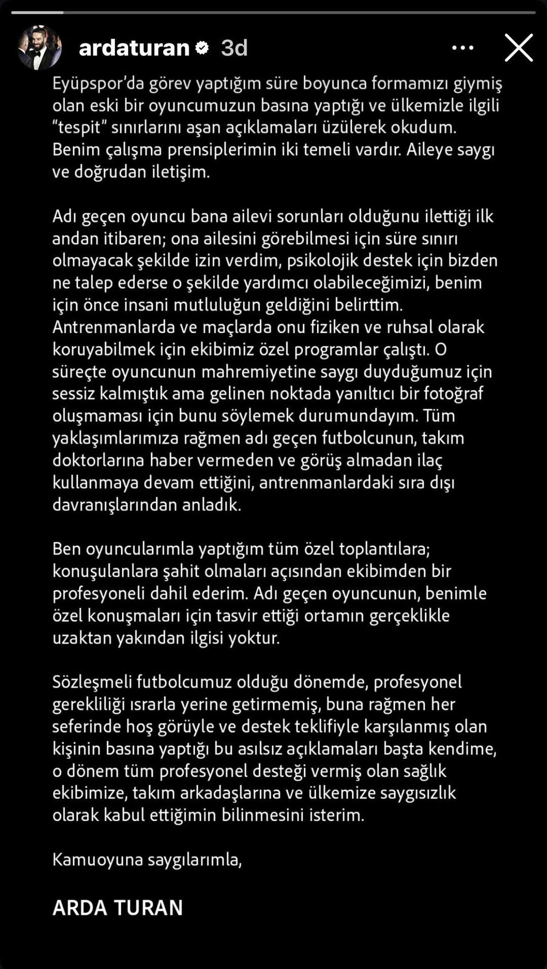 Arda Turan dan Shelvey nin   Viski ve puro severdi   iddialarına sert yanıt geldi! 1