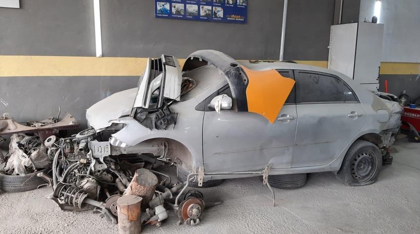 Tokat'ta ara&ccedil; par&ccedil;ası ve şase değiştirenlere operasyon: 1 tutuklama