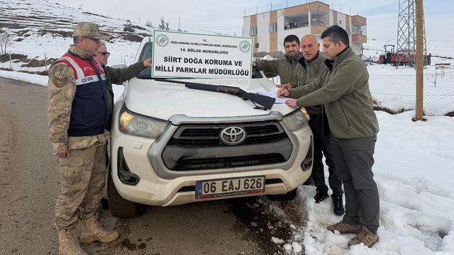 Siirt'te kaçak avlanan şahsa 19 bin lira ceza