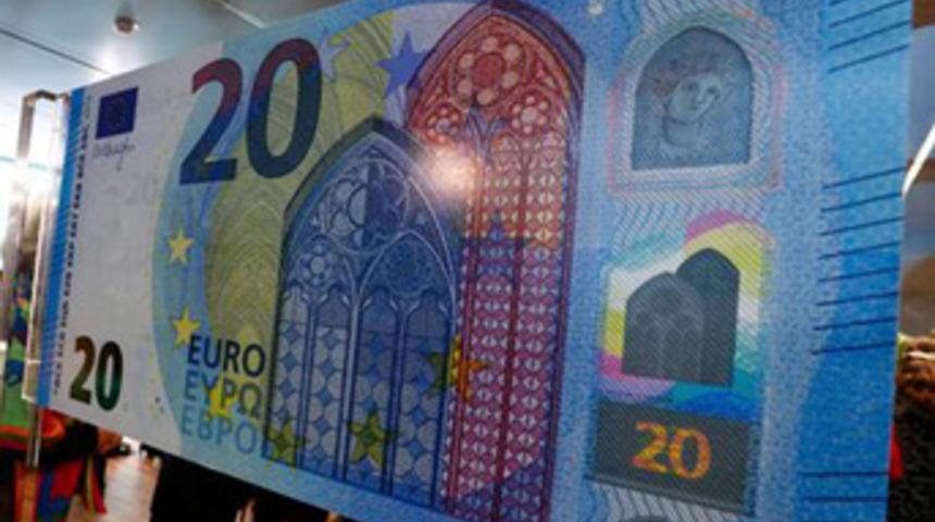 Yeni 20 Euro'luk banknotlar Kasım'da piyasada