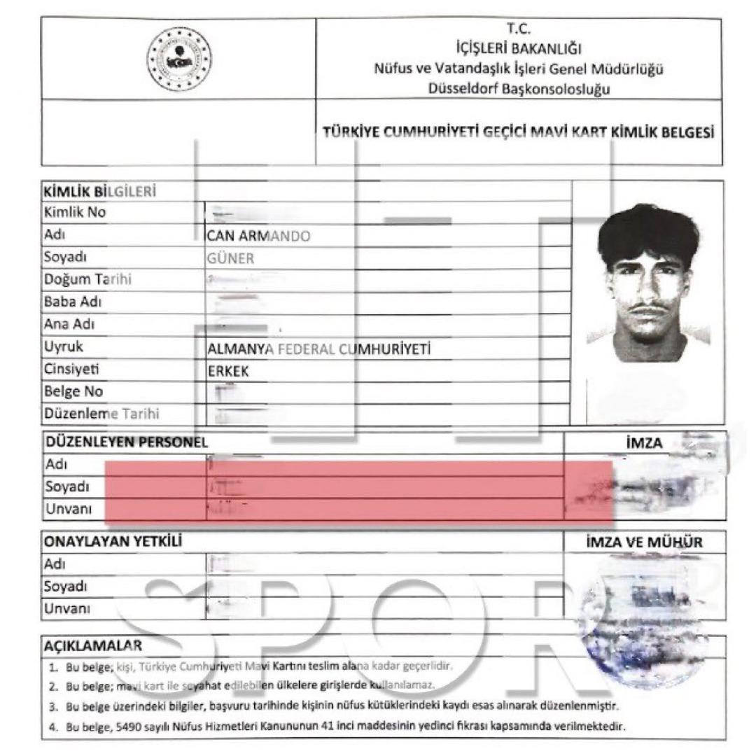 Galatasaray ın devre arası ilk takviyesi: M&ouml;nchengladbach&rsquo;tan Can Armando G&uuml;ner... 2