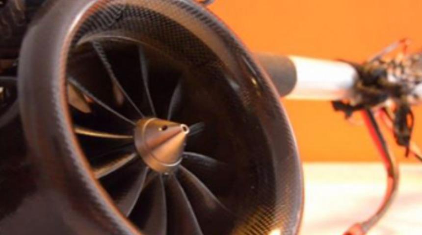 3 boyutlu yazıcıdan jet motoru &ccedil;ıktı