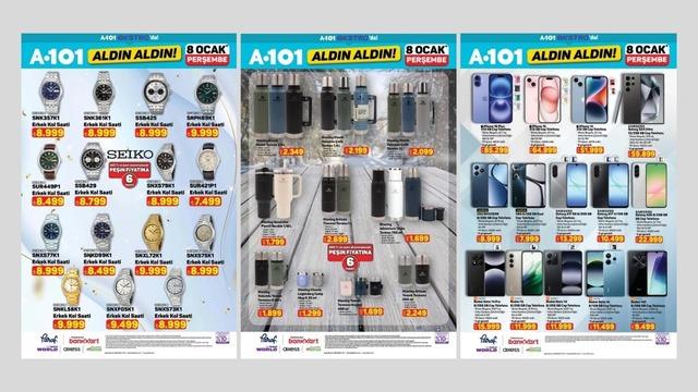 A101'e Stanley termos çeşitleri geliyor! 8 Ocak 2026 A101 katalog yayınlandı!