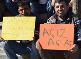 Somalı madenciler eylemde