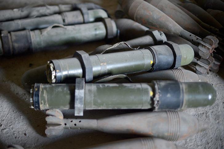 ÖSO Afrin'de YPG/PKK cephanesi buldu  G3