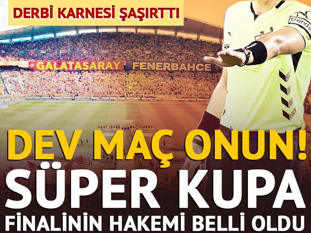 Galatasaray-Fenerbah&ccedil;e S&uuml;per Kupa finalini Halil Umut Meler y&ouml;netecek!