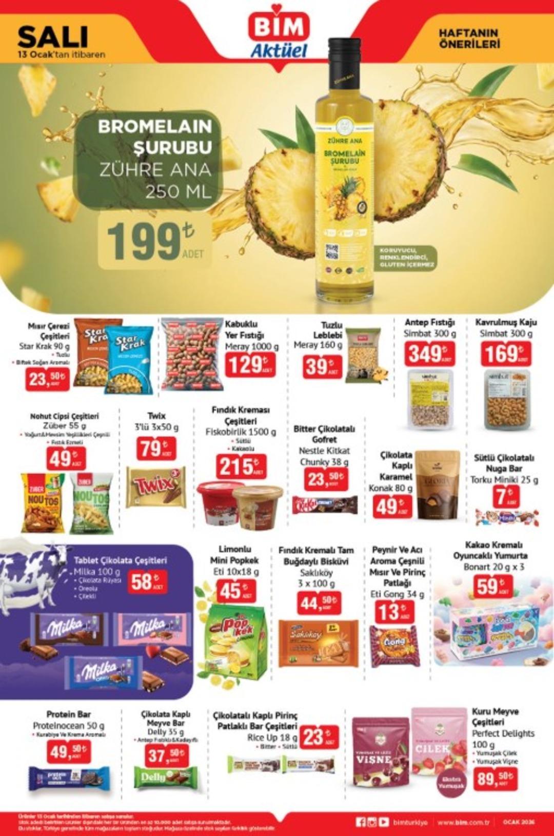 BİM e gıda ve kişisel bakım ürünleri geliyor! 13 Ocak 2026 BİM katalog yayınlandı 2