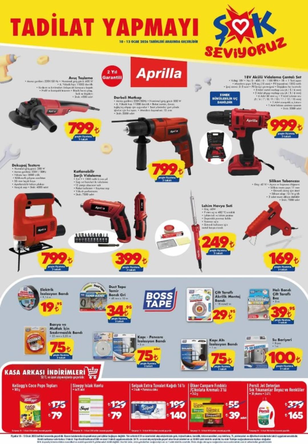 ŞOK a oto bakım ürünleri geliyor! 10 Ocak 2026 ŞOK aktüel katalog yayınlandı! 2