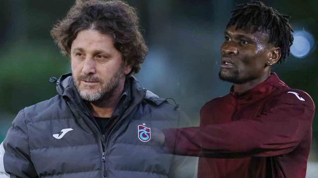 Trabzonspor’un yeni transferi Chibuike Nwaiwu ilk antrenmanına çıktı