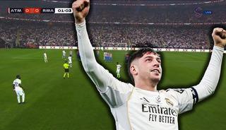 Real Madrid'de Federico Valverde A.Madrid'e y&uuml;zyılın gol&uuml;n&uuml; attı!