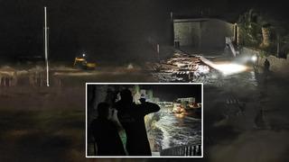 Ölüm göz göre göre gelmiş! Fırtına nedeniyle çalışmak istemeyen işçiler iskeleden denize düştü: 1 ölü, 2 yaralı