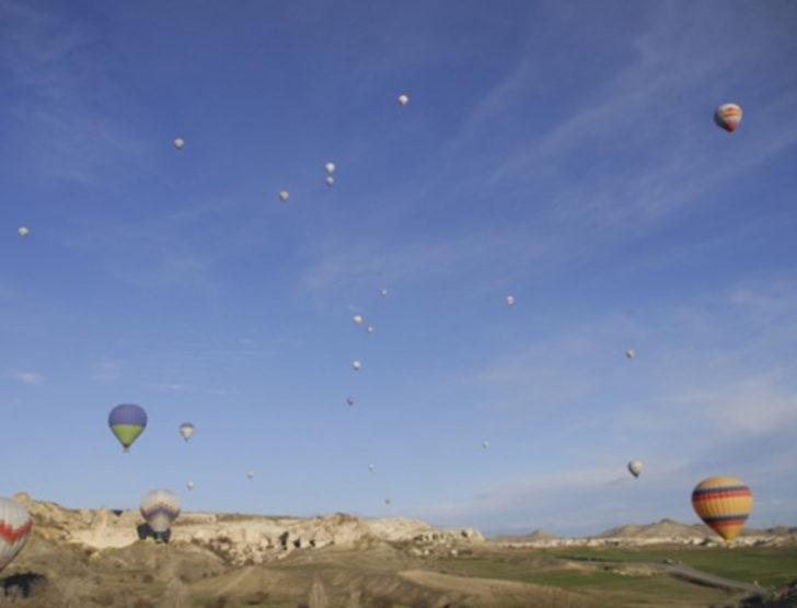 Kapadokya turizmini balonlar uçurdu G2