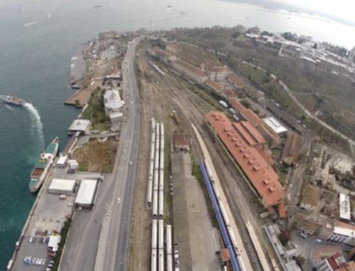 Sirkeci Garı projesi havadan görüntülendi G4
