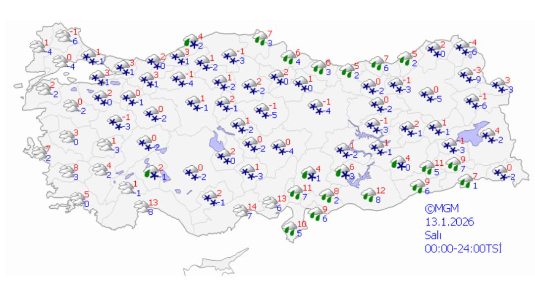 AKOM duyurdu: İstanbul a kuvvetli kar yağışı geliyor!  Evden &ccedil;alışın  uyarısı! 4