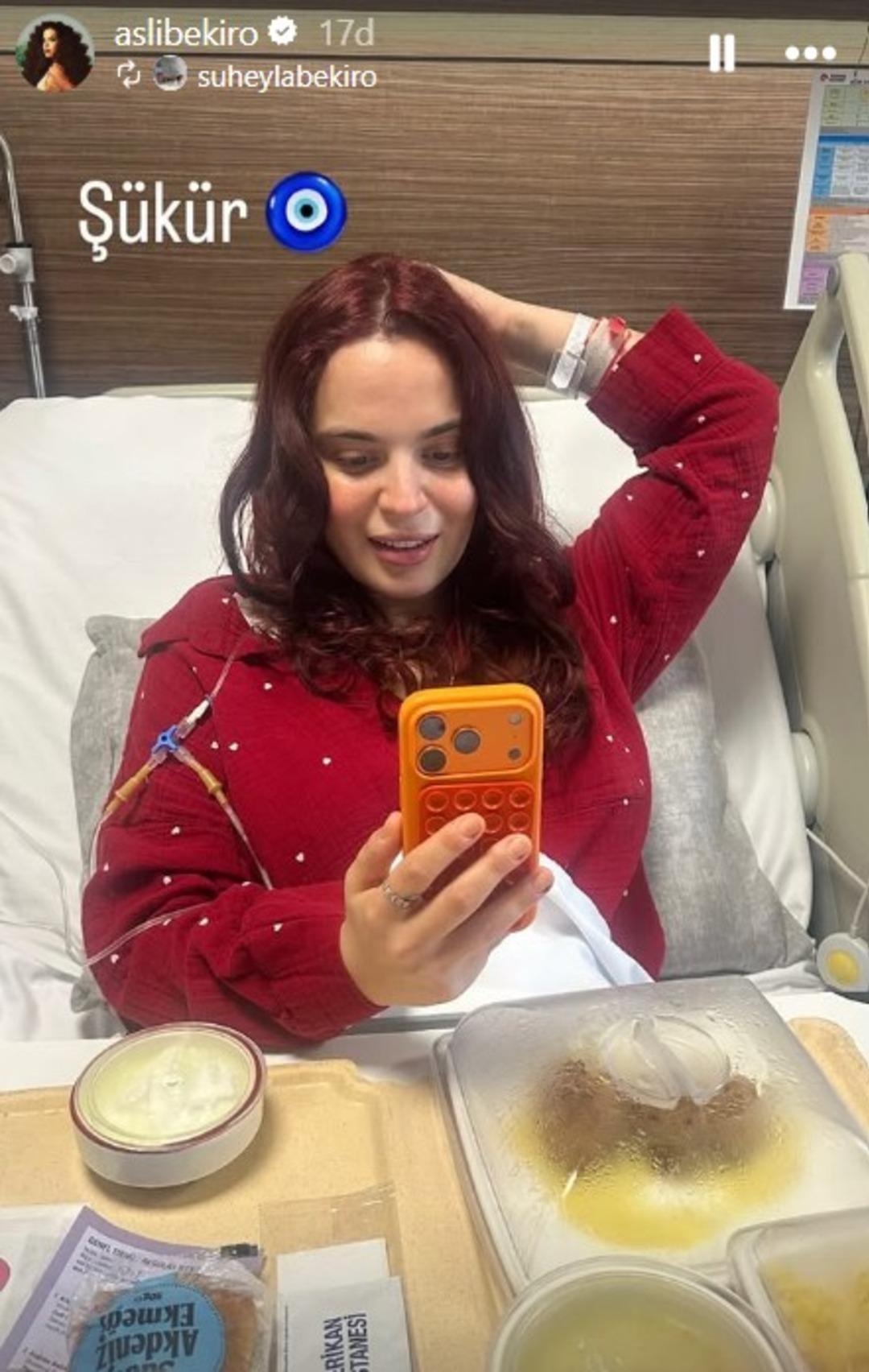 Bağırsağımı yanlışlıkla kestiler demişti! Aslı Bekiroğlu hastane odasından paylaştı 3