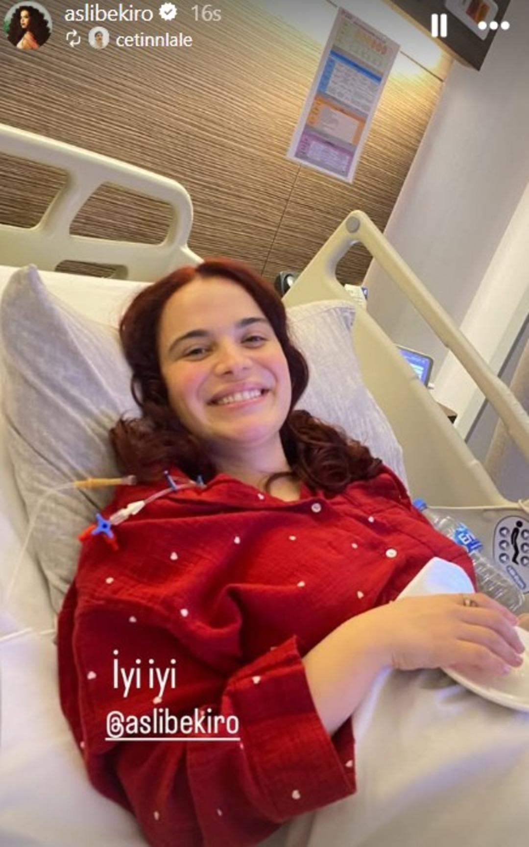 Bağırsağımı yanlışlıkla kestiler demişti! Aslı Bekiroğlu hastane odasından paylaştı 1