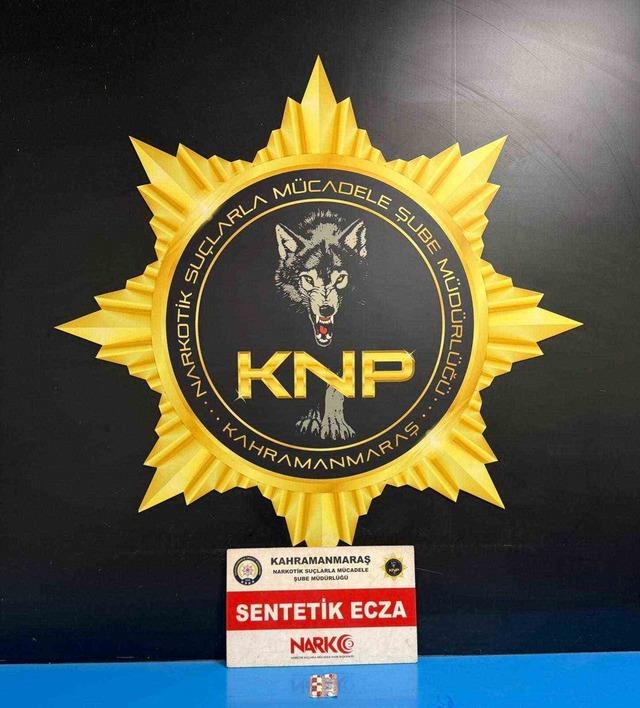 Kahramanmaraş’ta 184 adet sentetik ecza ele geçirildi 1