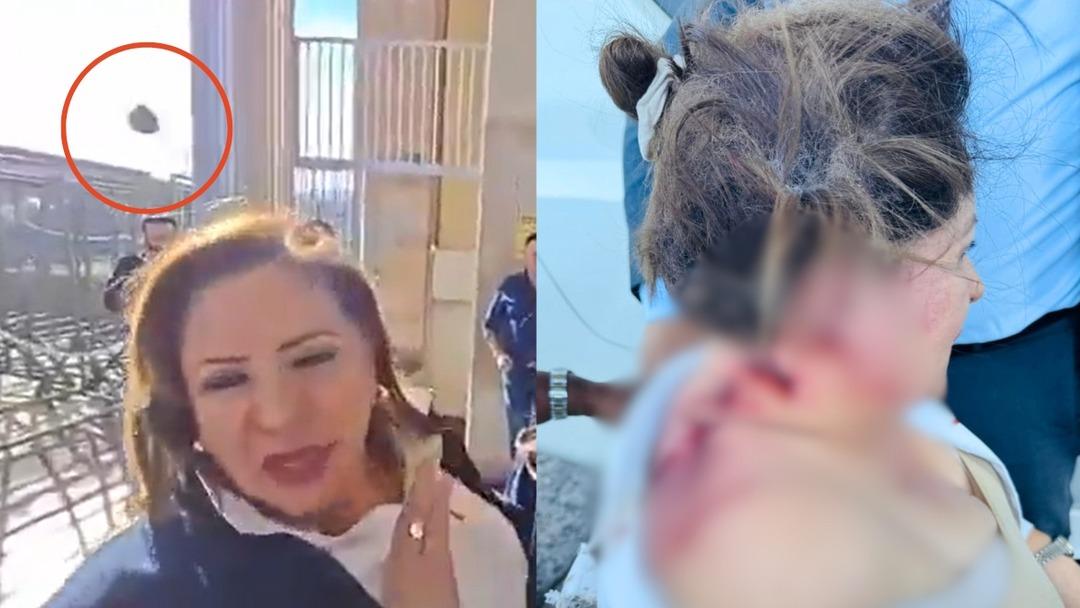 Milletvekiline el yapımı patlayıcı fırlattılar! İşte o anlar 1