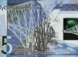 İskoç bankası plastik 5 sterlini piyasaya sürdü