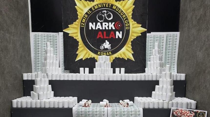 İzmir&rsquo;de uyuşturucu operasyonu: 3 g&ouml;zaltı