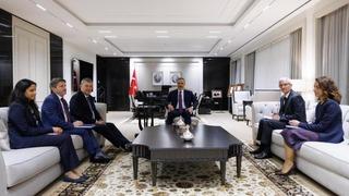 Bakan Fidan, UNRWA Genel Komiseri Lazzarini’yi kabul etti