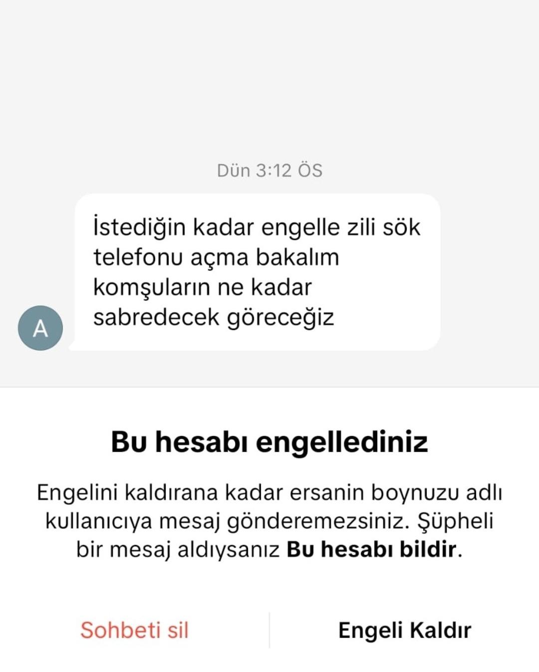 Evine 20 g&uuml;nde 400 sipariş ve asılsız ihbar geldi!  Hayatın boyunca seninle uğraşacağız  6
