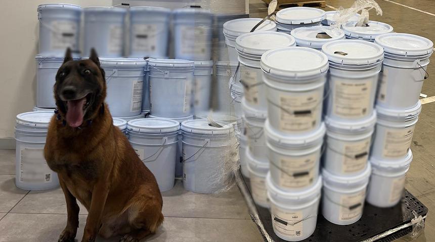 İstanbul'da ele ge&ccedil;irildi: Ağırlığı 564 kg, değeri 1 milyar 945 milyon lira!