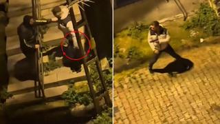 İstanbul’da sokak ortasında silah çekti! Telefonu alıp kaçtı; o anlar kamerada