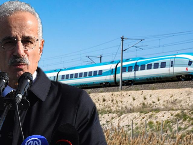 Uraloğlu detayları a&ccedil;ıkladı: O b&ouml;lgeye ilk hızlı tren geliyor! 2,5 saate d&uuml;şecek