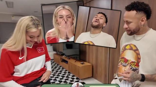 Aycan Yanaç, Neymar ile röportajında pantolon fermuarını açık unuttu!